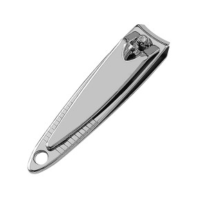 Steel Nail Clipper with Curved Blade Beauty Tool for Thick Nails Cuticle Pusher Cutter for Fingers Toes Baby Age Group on Sale