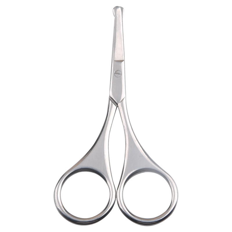 Professional Personal Care Tools Safe Practical Beauty Salon Scissors for Eyebrow Round Nose Hair Trimming  for Man& Women