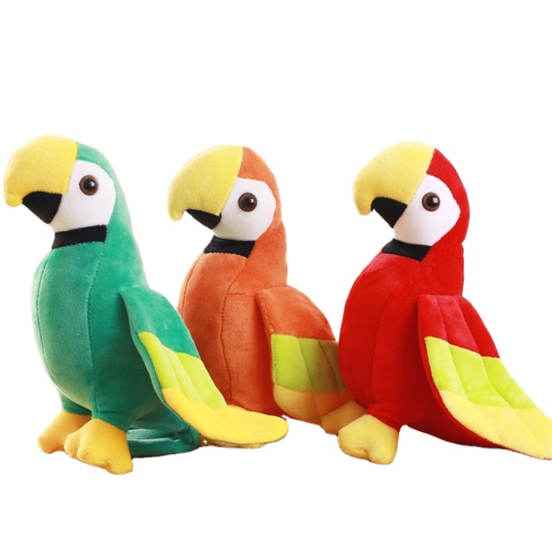 Plush Toy - Parrot Stuffed Green