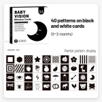 Baby Cards - Black White Visual Stimulation Paper
