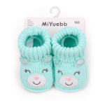 Baby Shoes - Hand Knitted Animal Print