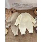 Baby Jumpsuit - Animal Print Korean Knitted