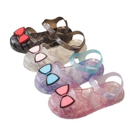 Jelly Sandals - Transparent Glitter PVC