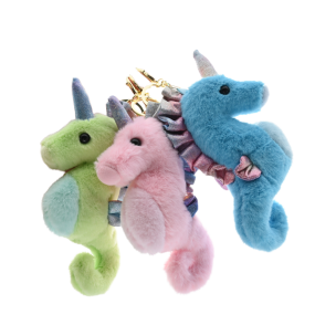 Seahorse Keychain - Plush Aquarium
