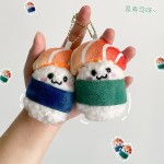 Keychain - Christmas Sushi Plush