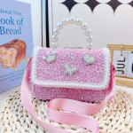 Crossbody Bag - Bowknot Pearl Sequins