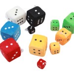 Dice Toy - Soft Plush Suction