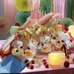 Bear Pendant - Acrylic Colorful Milk