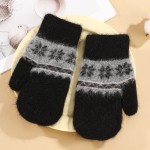 Children Gloves - Snowflake Knitted Warm