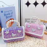 Crossbody Bag - Bowknot Pearl Sequins