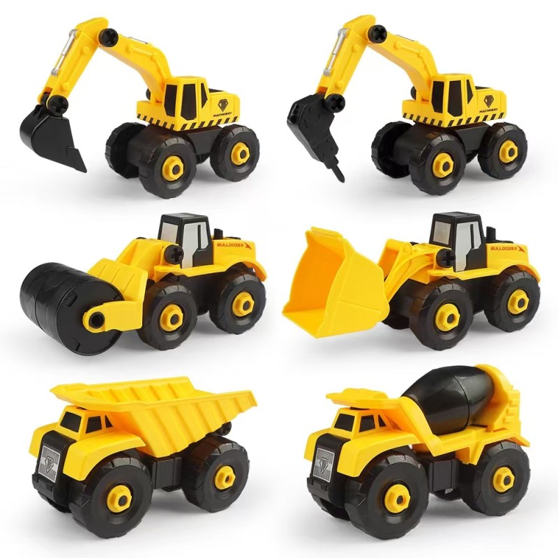 Excavator Model - DIY Assembly Puzzle
