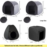 Play Tent - Black Shading Foldable