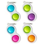 Silicone Fidget - Stress Relief Keychain