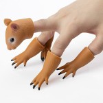 Finger Puppet - Vinyl Squirrel Novelty