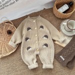 Baby Jumpsuit - Animal Print Korean Knitted