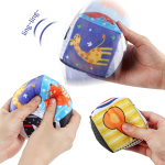 Rattle Book - Hand Grasping Washable