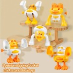 Wind up Toy - Duck Flip Cartoon