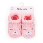 Baby Shoes - Hand Knitted Animal Print