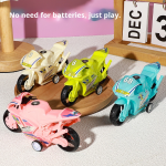 Motorcycle Toy - Pull Back Interactive