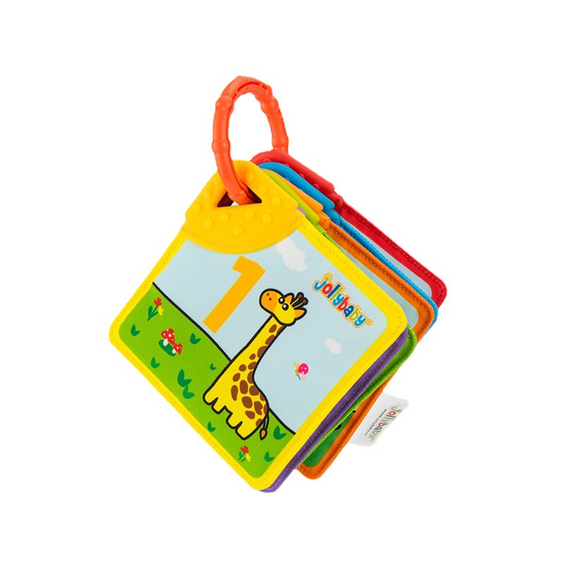 Teething Cloth Book - Jollybaby Cognitive Cards