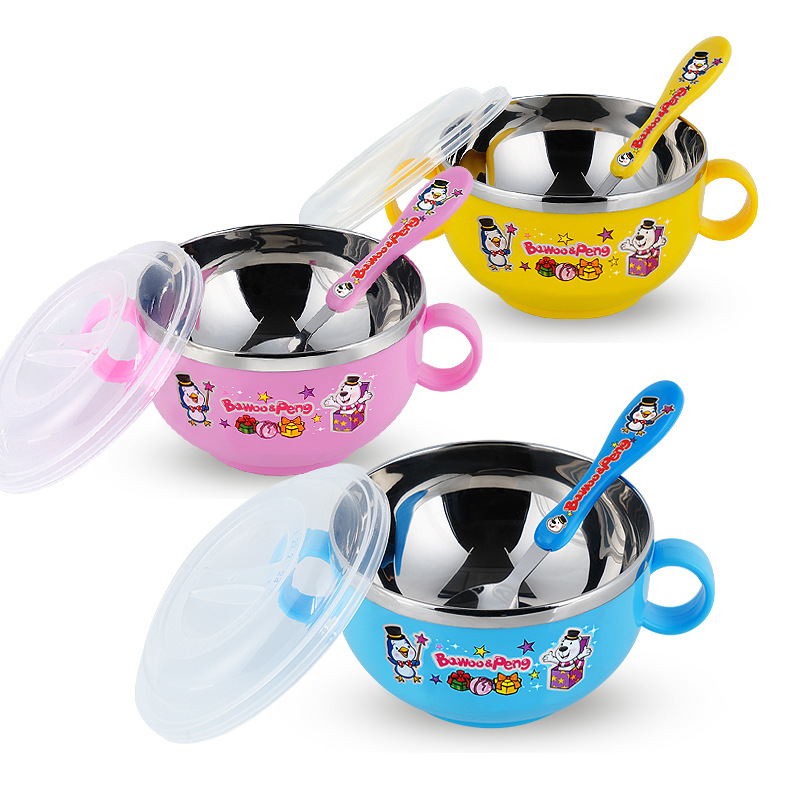Children Bowl - Stainless Steel Double