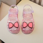Jelly Sandals - Transparent Glitter PVC