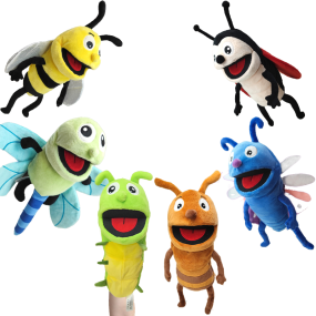 Stuffed Animal - Insect Finger Puppet
