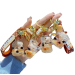 Bear Pendant - Acrylic Colorful Milk