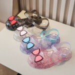 Jelly Sandals - Transparent Glitter PVC