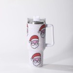Christmas Cup - Diamond Santa Stainless