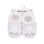 Baby Shoes - Hand Knitted Animal Print