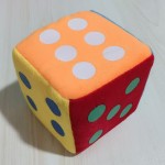 Dice Toy - Soft Plush Suction