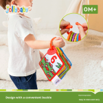 Teething Cloth Book - Jollybaby Cognitive Cards