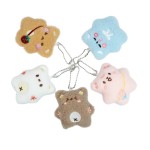 Bear Keychain - Mini Plush Pendant