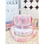 Girls Bag - Butterfly Pearl Handle
