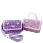 Crossbody Bag - Bowknot Pearl Sequins