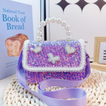 Crossbody Bag - Bowknot Pearl Sequins