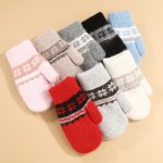 Children Gloves - Snowflake Knitted Warm