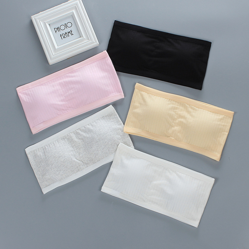 Tube Top - Strapless Cotton Sweat-absorbent