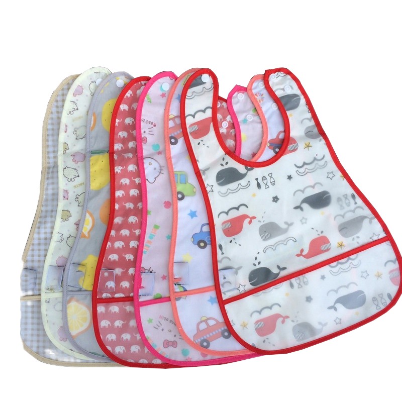 Baby Bib - Peva Waterproof Printed