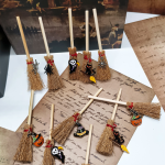 Car Ornament - Broom Christmas Pendant