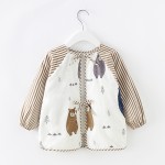 Baby Bib Apron Supplier - OEM Long Sleeve Anti Dirt Waterproof Pocket