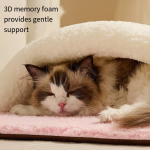 Cat Dog Bed Manufacturer - OEM Removable Crystal Velvet Cave