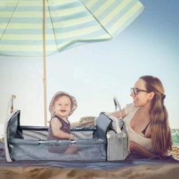 Diaper Backpack Manufacturer - OEM Large Capacity Multi Function Oxford Cloth