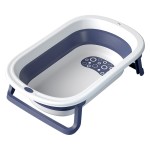 Baby Bath Tub Set Supplier - OEM Plastic Silicone Foldable Large Square