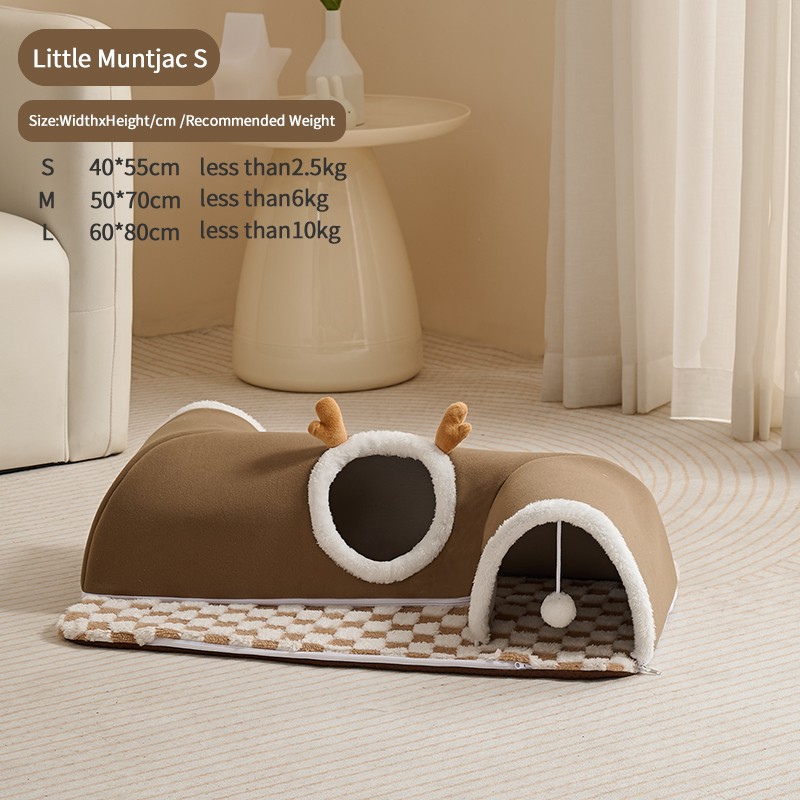 Cat Bed Cave Supplier - Factory Direct Winter Memory Foam Tunnel