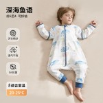 Baby Sleeping Bag Supplier - OEM Bamboo Cotton with Feet Sleeves Fabric