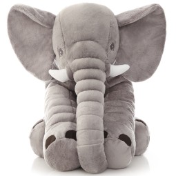 Plush Elephant Toy Supplier - Wholesale 30/40/60cm Baby Sleeping Pillow Doll