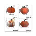 Halloween Pumpkin Decoration Supplier - OEM Cartoon Colorful Fabric Table Ornaments
