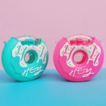 Children's Water Cup Manufacturer - OEM Creative Cute Donut Shaped Hanging Bottle